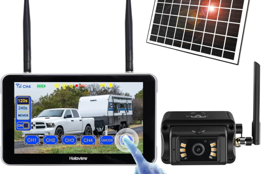 The best Haloview BT7 Solar Wireless Backup Camera for RV